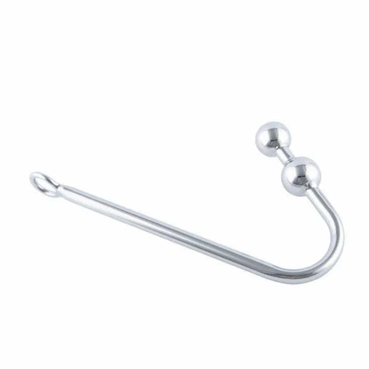 Stainless Hook 4417 Two Pleasurable Steel Balls Anal 1125